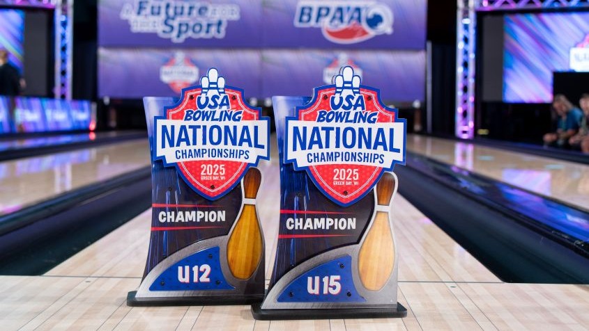 USA Bowling trophies