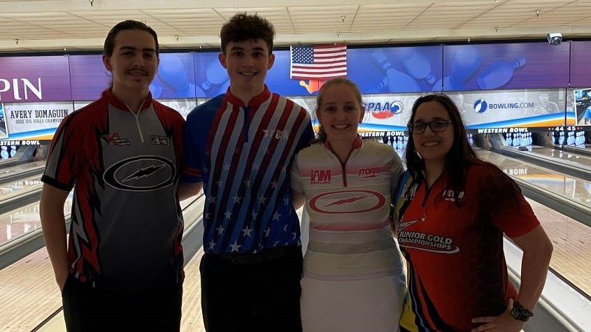 Jr Team USA Winners Bracket bowlers