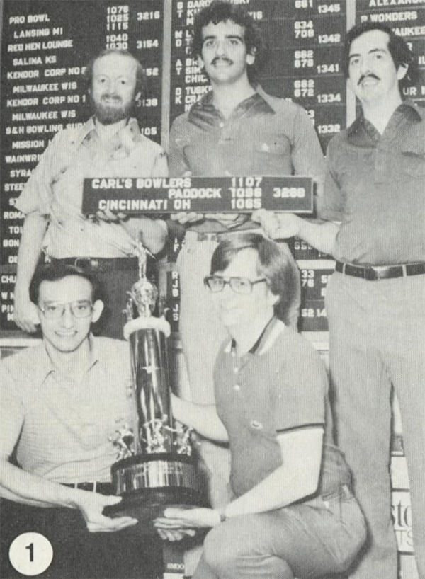 Carl's Bowlers Paddock at the 1982 Open Championships