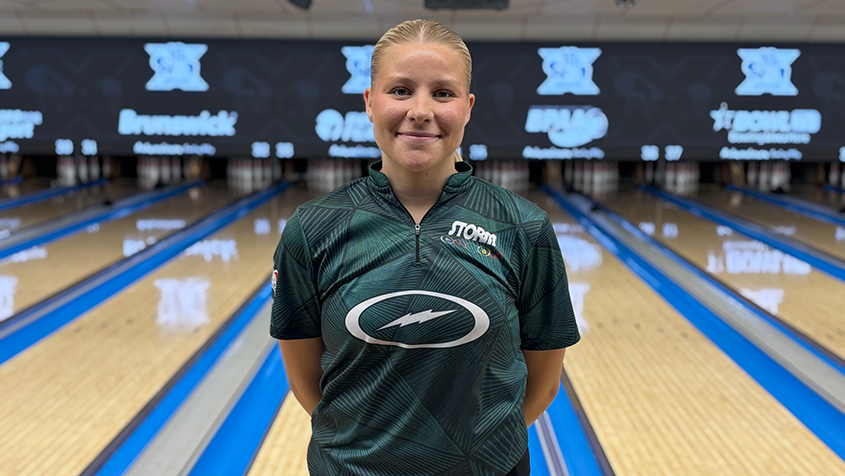 Nora Johansson after R3 in Green Bay