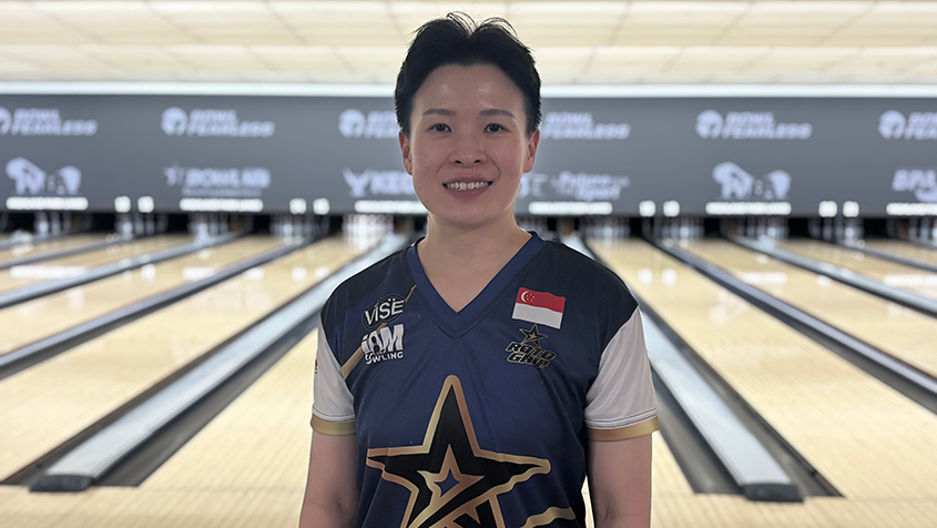 New Hui Fen after leading through two rounds of qualifying