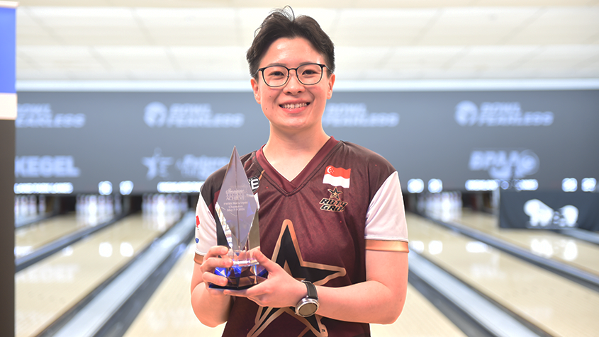 New Hui Fen after winning the second PWBA event of 2026