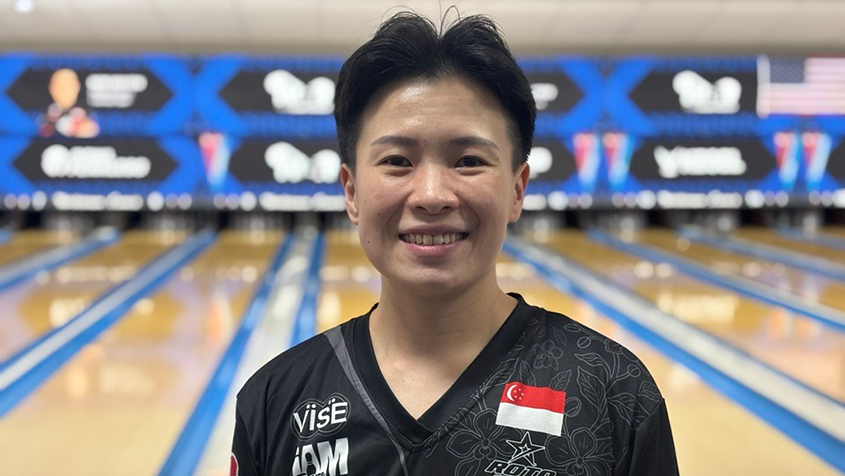 New Hui Fen after leading through two rounds of qualifying