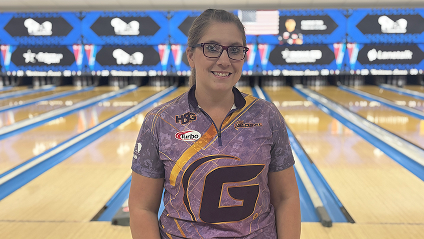 Kayla Pashina after qualifying at Pepsi Open