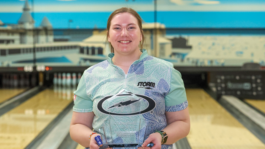 Brooke Roberts after winning the Orlando Regional