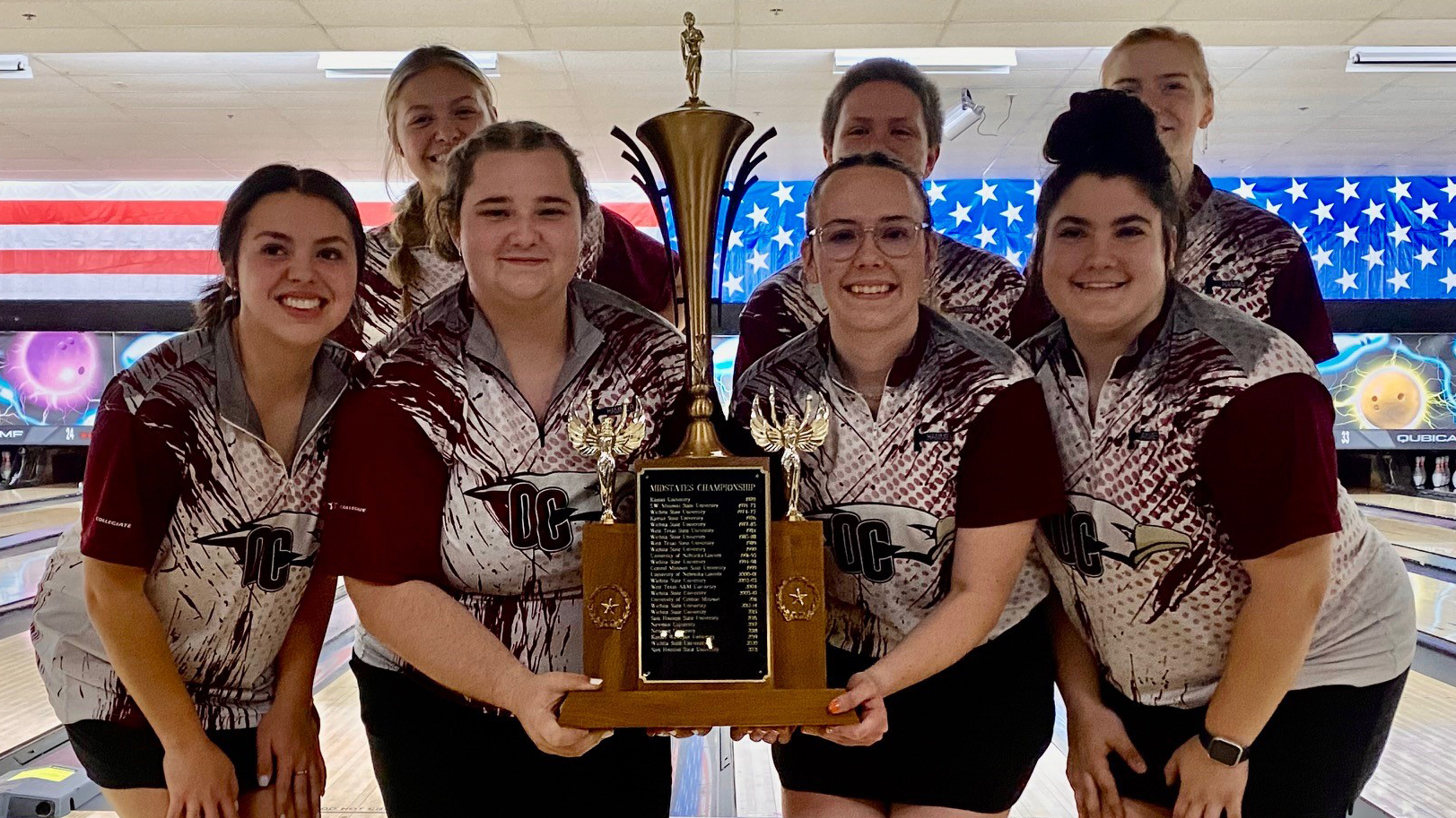 Oklahoma Christian with Mid-States trophy