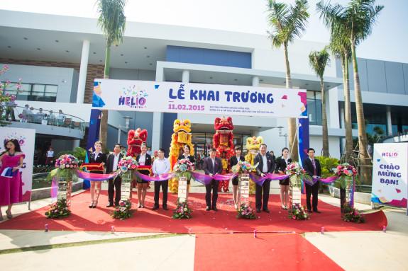 The ribbon-cutting ceremony's at Vietnam's largest family entertainment center. 