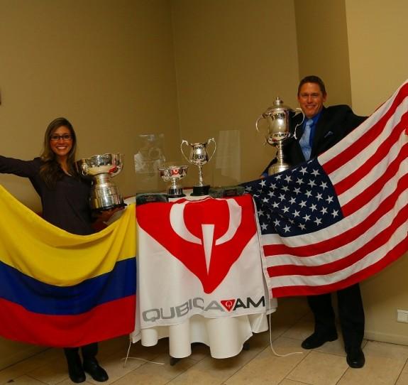 QubicaAMF World Cup defending champions, Clara Guerrero and Chris Barnes