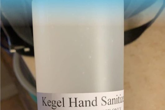 Amid Shortage Due to COVID-19, Kegel Provides Employees with Custom-Made Hand Sanitizer