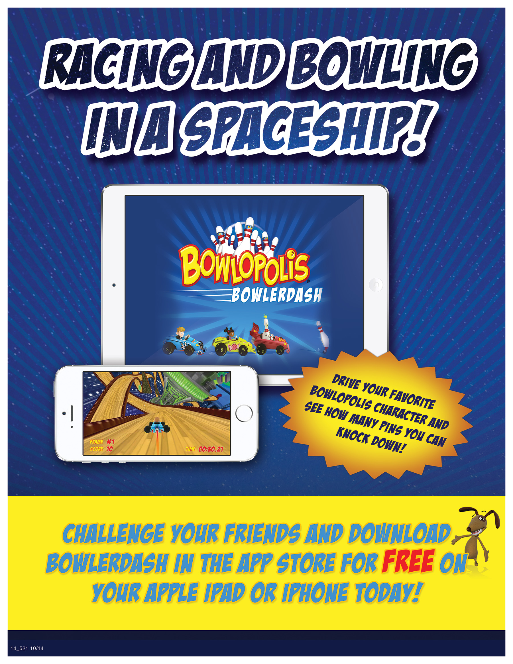 Bowlerdash App Flyer