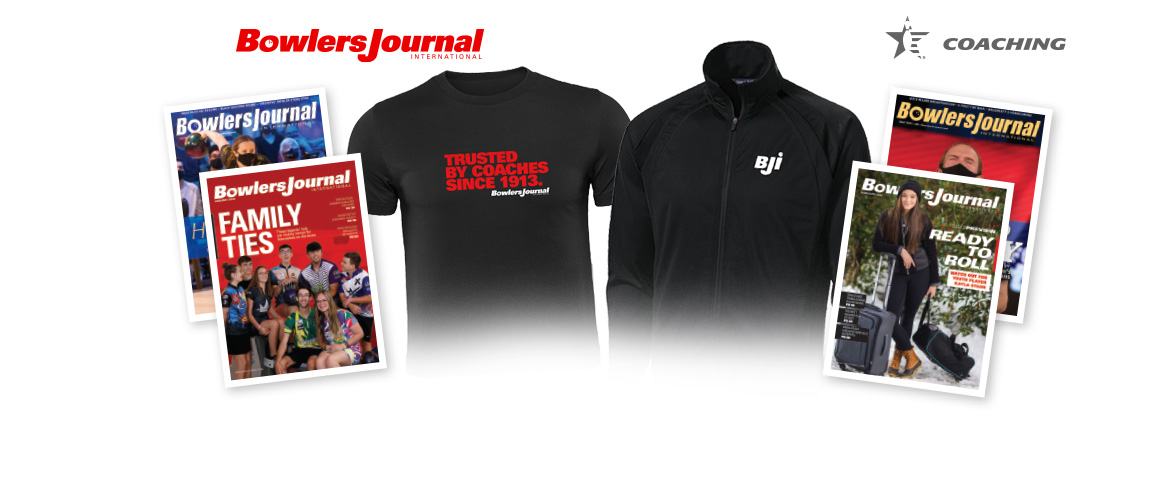 Special offer featuring Bowlers Journal T-shirt and jacket