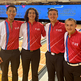 (from left) Tyrell Ingalls, Julian Salinas, Alec Keplinger and Spencer Robarge