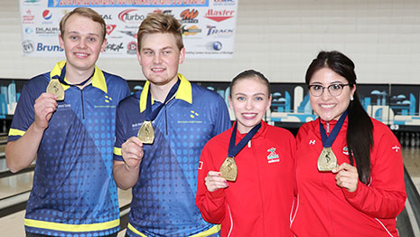 Sweden, Mexico win doubles at 2018 World Bowling Youth Championships