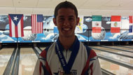 Farber wins boys singles gold medal at PABCON Youth