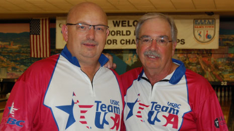 Petraglia, Boresch lead doubles at World Senior Championships