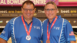 Tom Hess and Chris Barnes doubles bronze at 2021 Masters World Championships