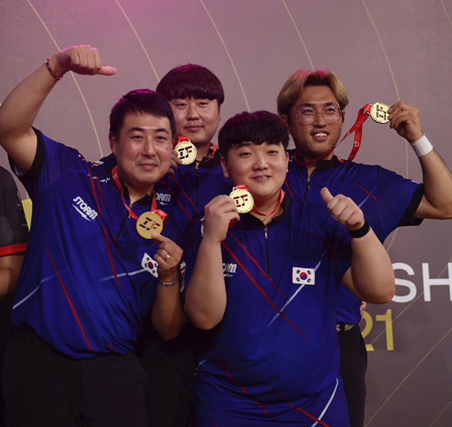 Korea men team gold at 2021 Super World Championships