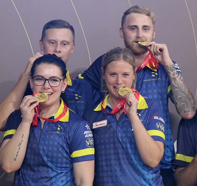Sweden mixed team gold at 2021 Super World Championships