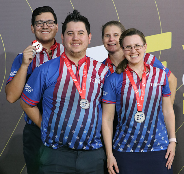 Team USA mixed team silver at 2021 Super World Championships