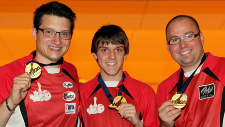 Canada men trios gold 465