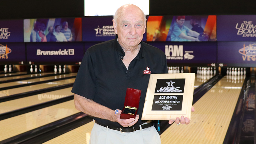 Martin drives his way to 60th consecutive USBC Open Championships appearance