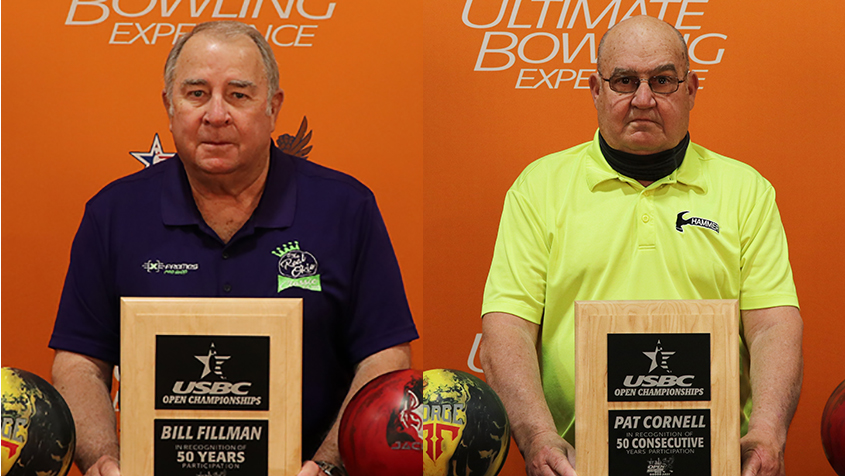 Two more bowlers join 50-Year Club at USBC Open Championships
