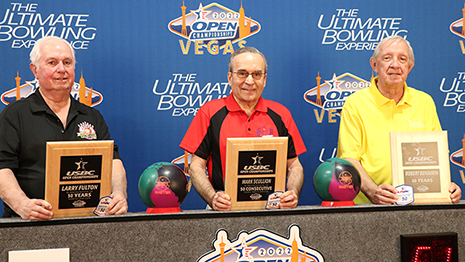 Three bowlers join prestigious 50-Year Club at 2022 USBC Open Championships