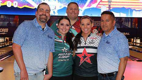 Dream debut at USBC Open Championships teams first-timer with her father and bowling idol