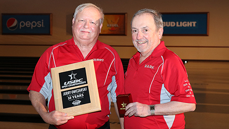 Jerry Owczarski joins exclusive 50-Year Club during 2022 USBC Open Championships