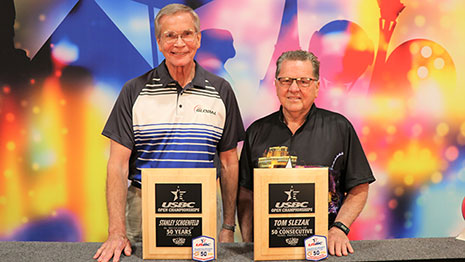 Two bowlers reach 50-year mark at 2019 USBC Open Championships