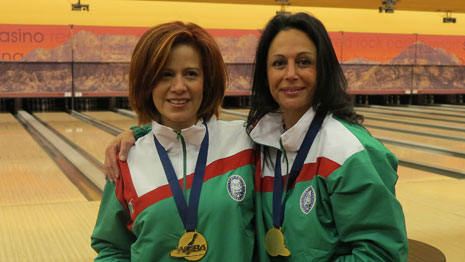 World Senior women doubles gold 465