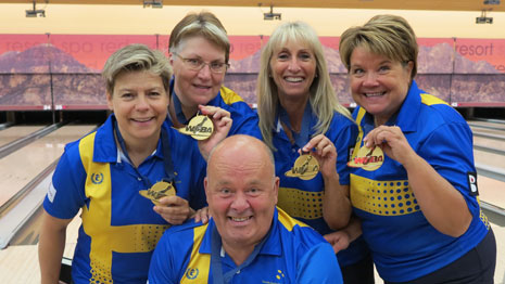 Sweden women team gold 465