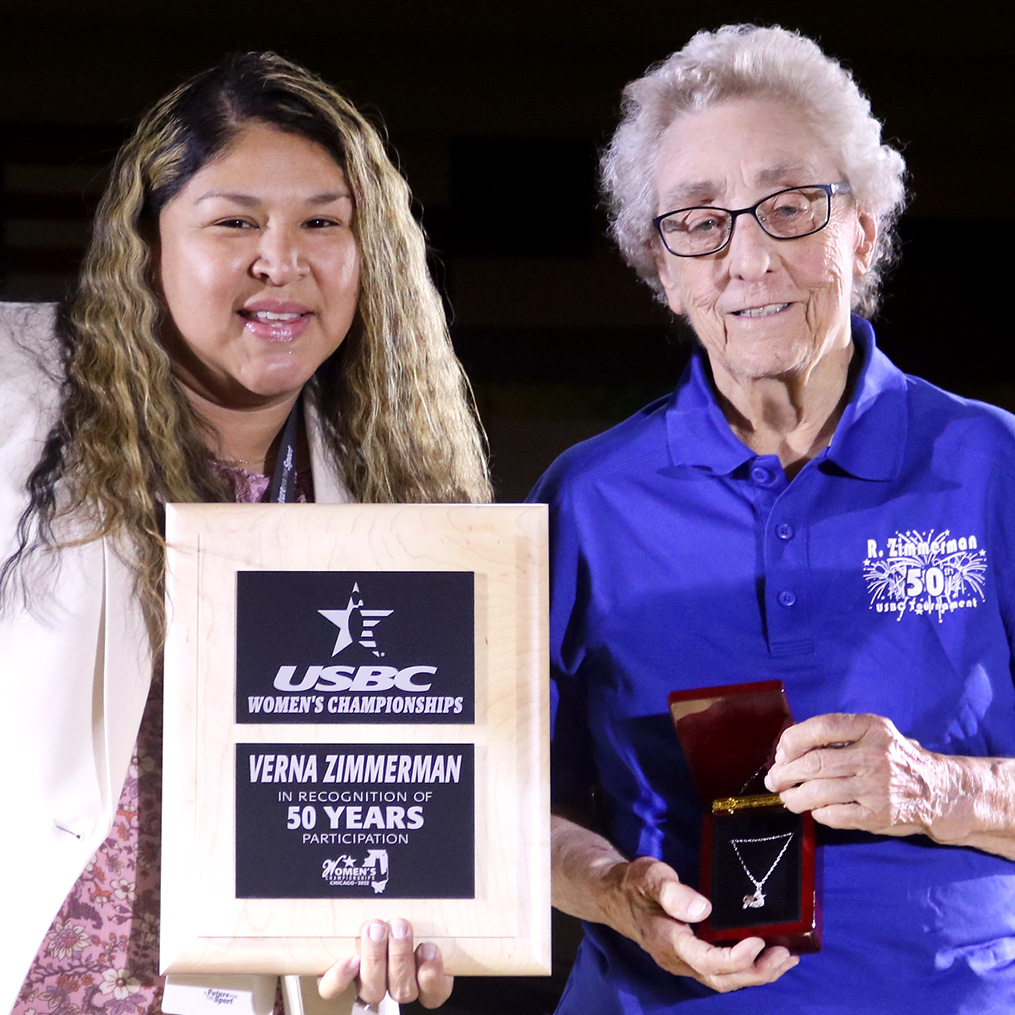 Verna Zimmerman celebrates 50th appearance at 2022 USBC Women's Championships