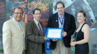 USBC awarded certificate at 2011 WC