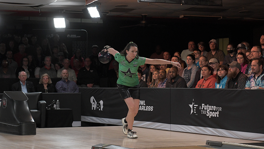 Stefanie Johnson during the 2022 PWBA Rockford Open